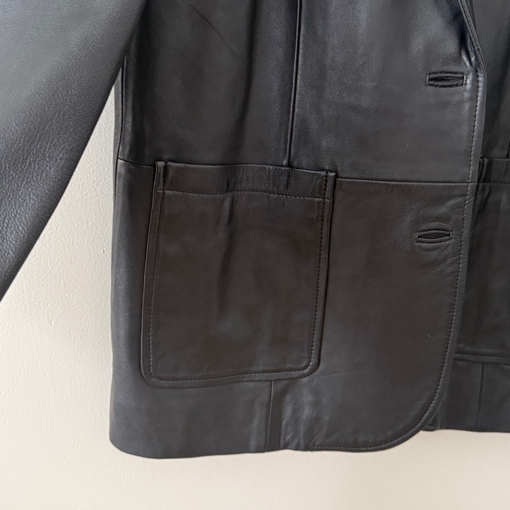Quince Black Leather Blazer L
NWT - Picture 3 of 5